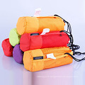 Serviette absorbante superbe faite sur commande de sport de GYM de logo de Microfiber teint avec la poche de fermeture éclair